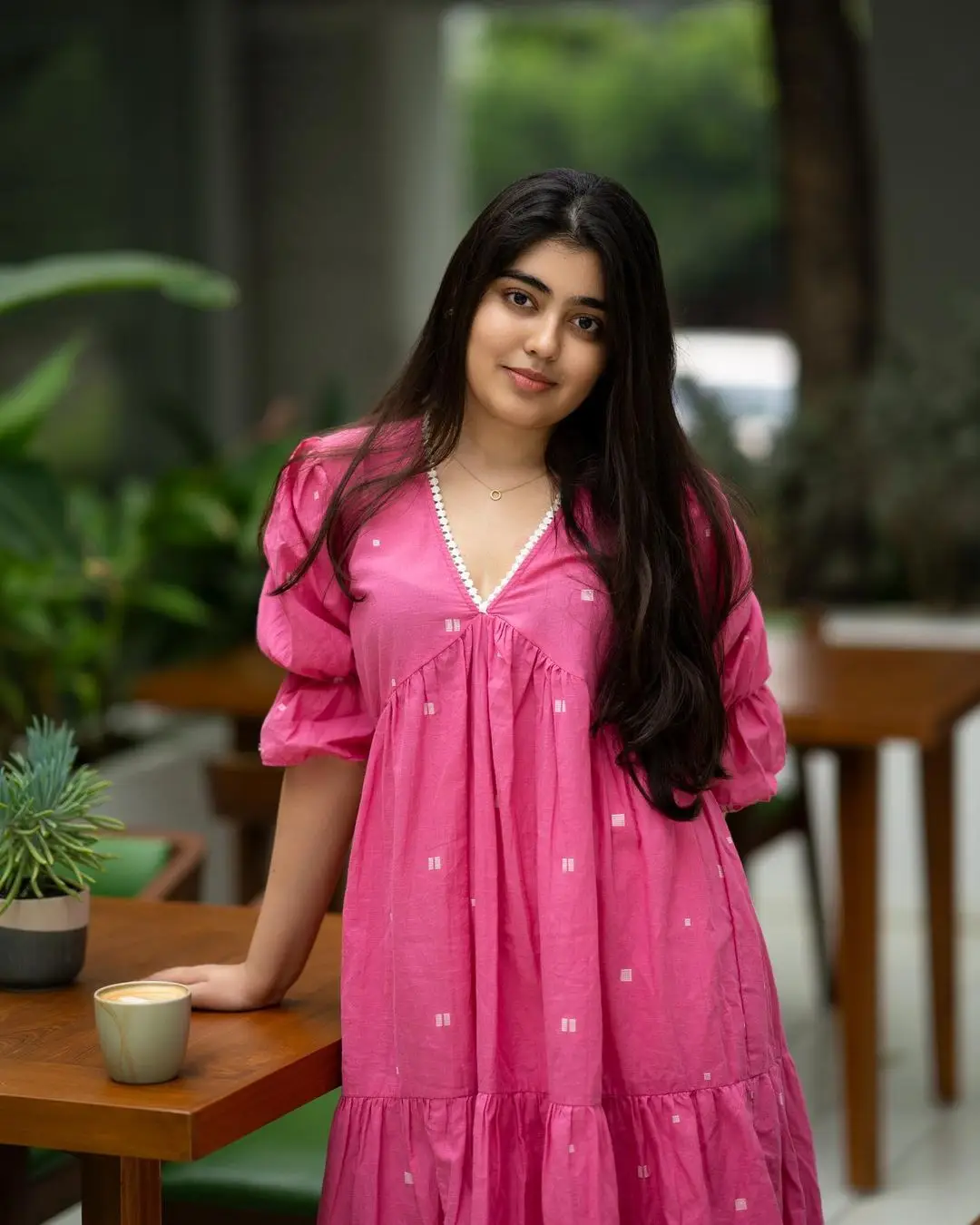 Gargeyi Yellapragada Stills In Pink Dress